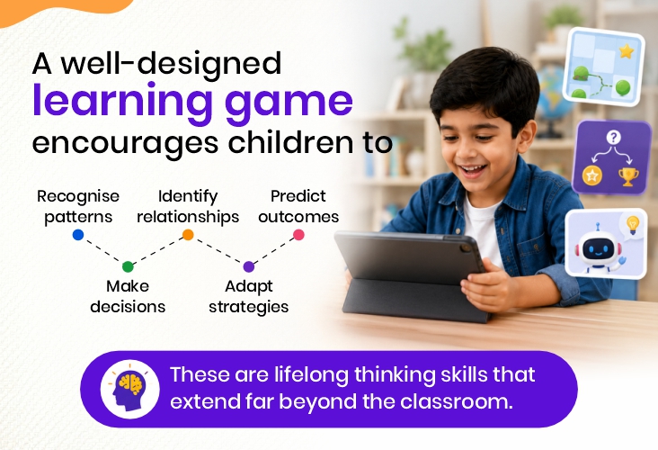 well-designed learning game changer for kids